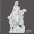 New Designs High Quality white marble woman statue